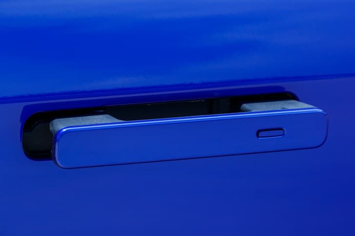 I-Pace's door handles pop out only when needed ala the Velar.